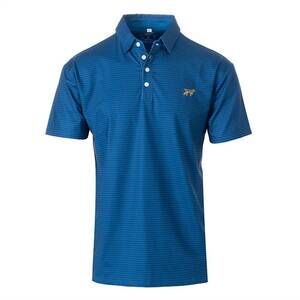 NEW FIELDSTONE men's signature performance polo in navy/blue